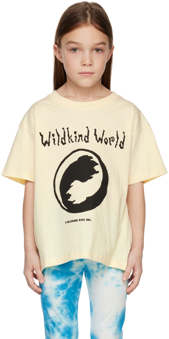 Wildkind Kids Yellow ' World' T-shirt