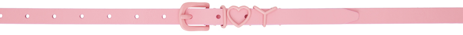 Y/project Calf-leather Adjustable Belt In Pink | ModeSens