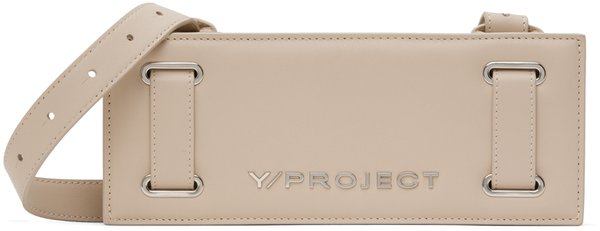 Y/project Beige Mini Accordion Bag In Nude & Neutrals Y/project Beige Mini Accordion Bag In Nude & Neutrals