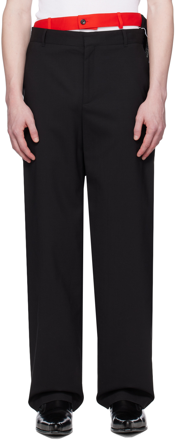 Y/project Black Multi Waistband Trousers