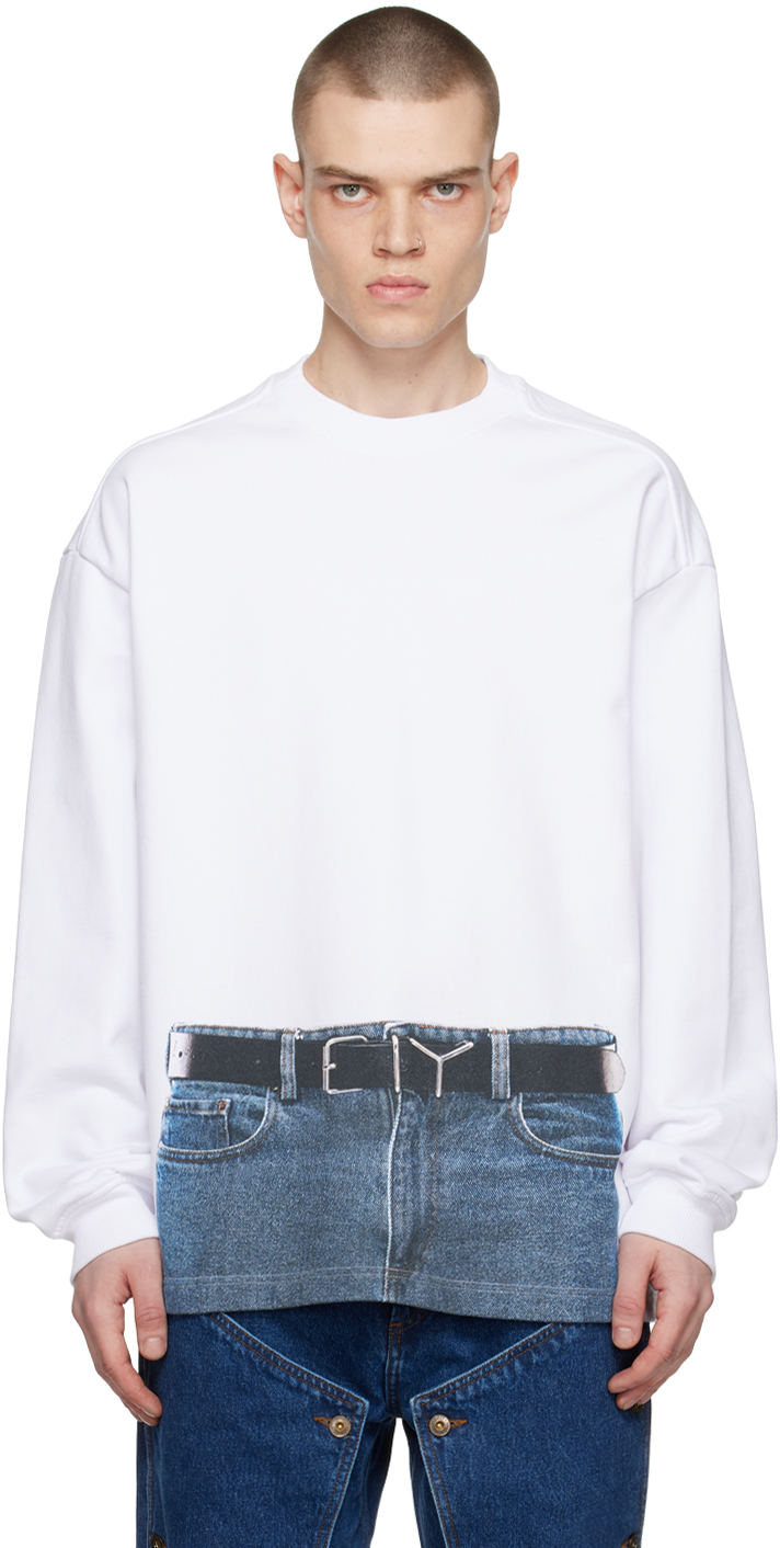 White Jean Paul Gaultier Edition Sweatshirt by Y/Project on Sale