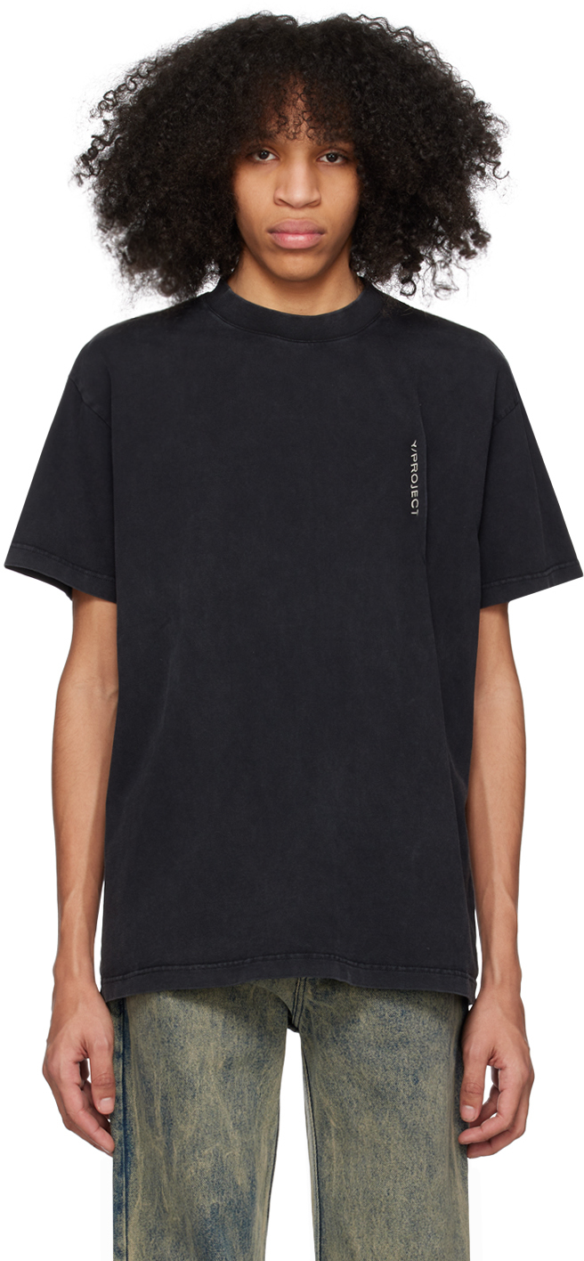 Y/Project: SSENSE UK Exclusive Black T-Shirt | SSENSE