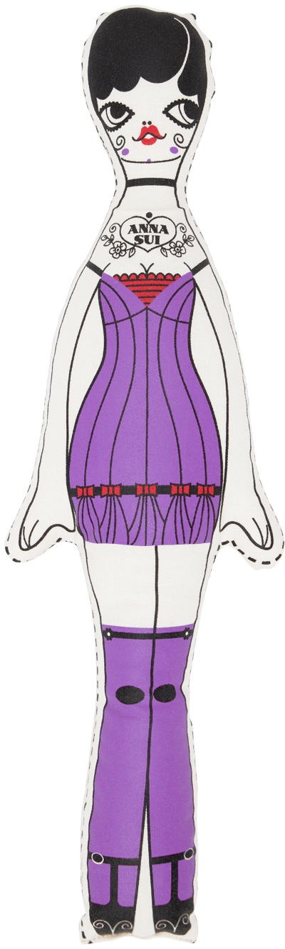 Anna Sui SSENSE Exclusive Purple 'Anna Sui' Doll