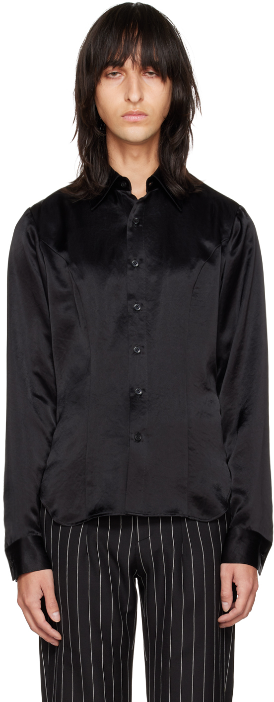Anna Sui Ssense Exclusive Black Washed Shirt