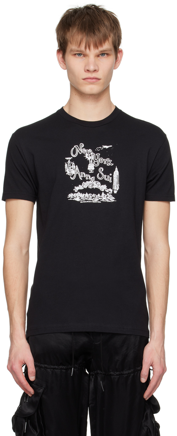 Anna Sui Ssense Exclusive Black T-shirt