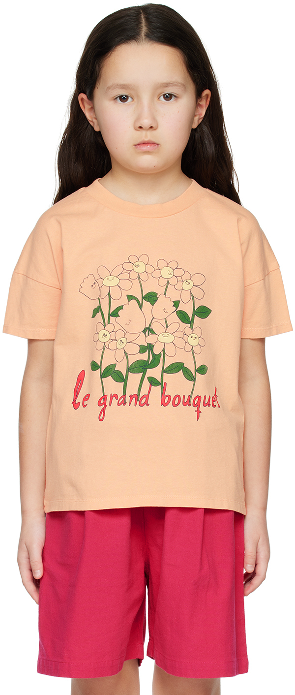 Kids Beige 'Le Grand Bouquet' T-Shirt by The Campamento | SSENSE