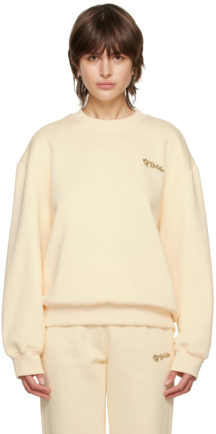 Danielle Guizio: Yellow Oversized Sweatshirt | SSENSE
