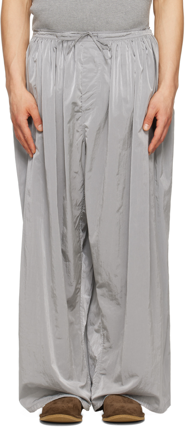 Gray Judo Trousers by Hed Mayner on Sale