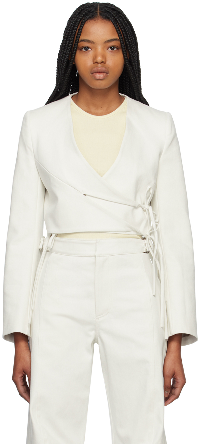 ssense off white blazer