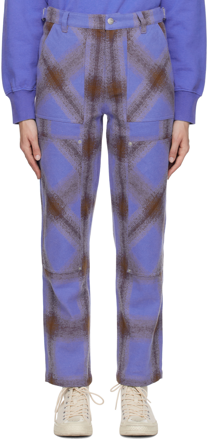 Saturdays Surf Nyc Blue Mulberry Trousers In Amparo Blue