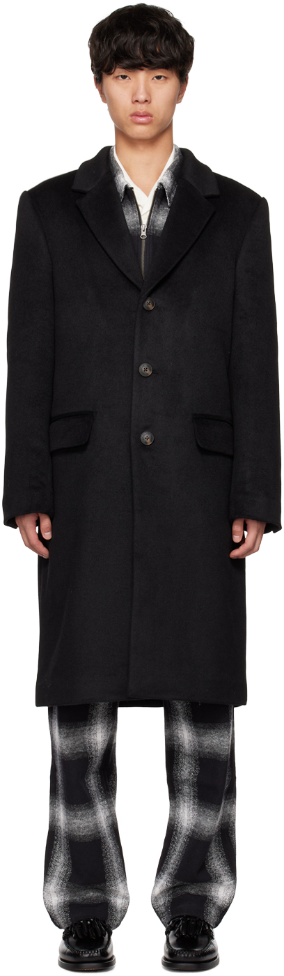 Black Morgan Coat by Saturdays NYC on Sale