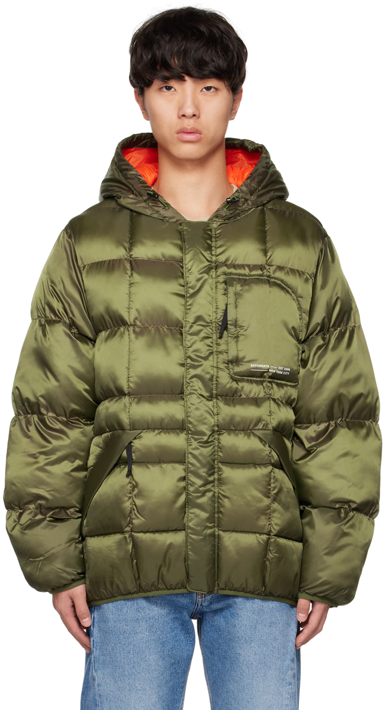 Khaki Momo Puffer Jacket