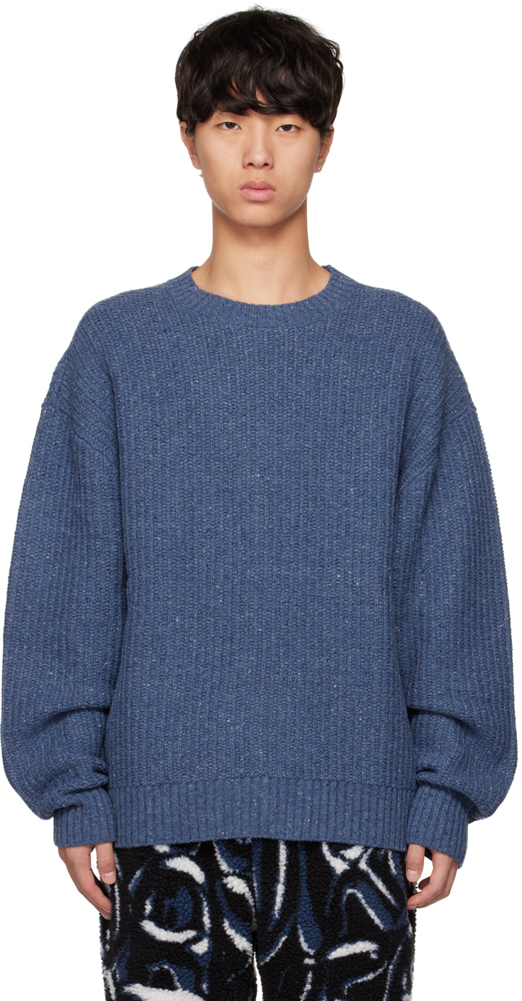 Saturdays NYC: Blue Atkins Sweater | SSENSE