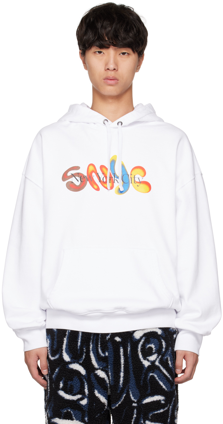 White Warren SNYC Airbrush Hoodie