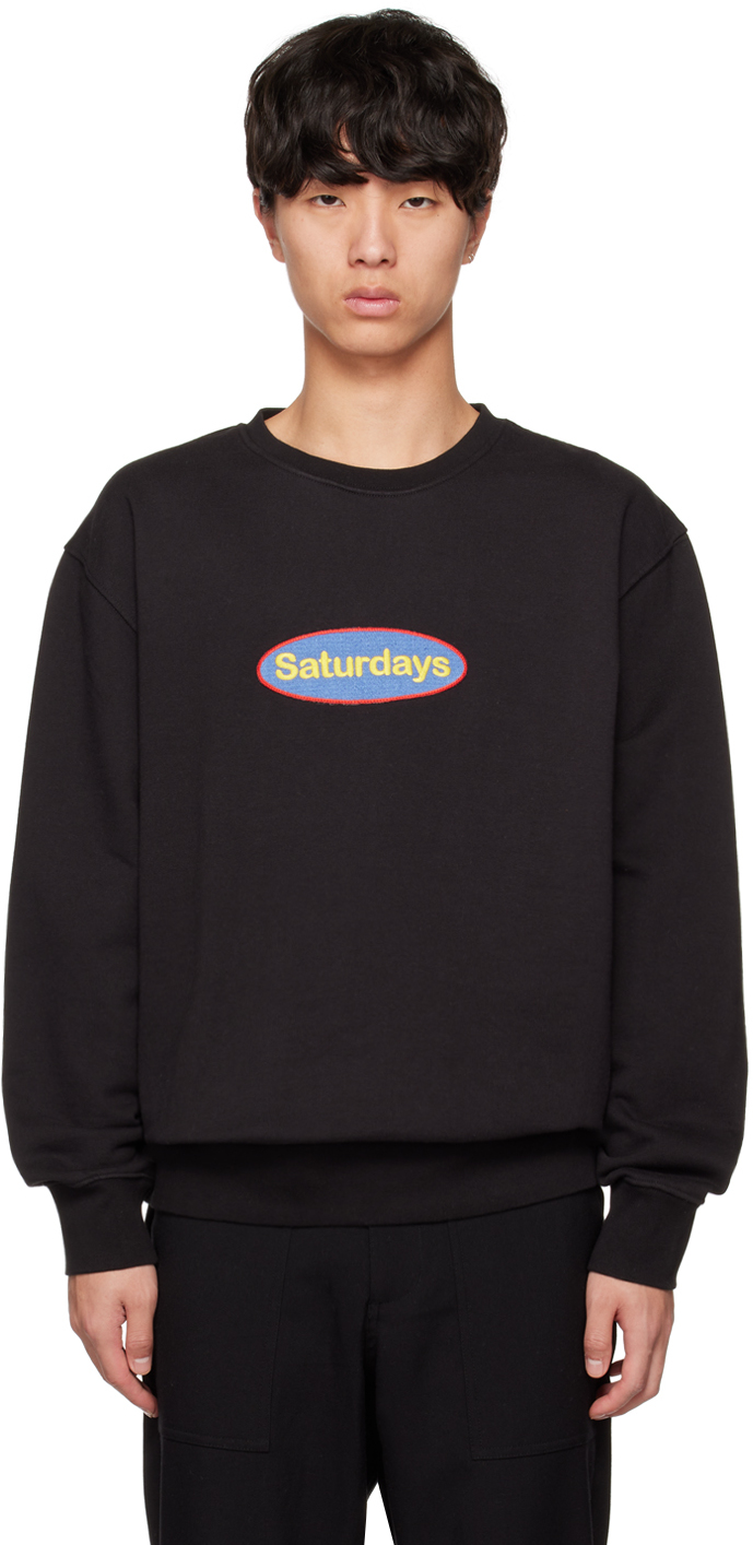 Saturdays Surf Nyc Black Bowery Sweatshirt
