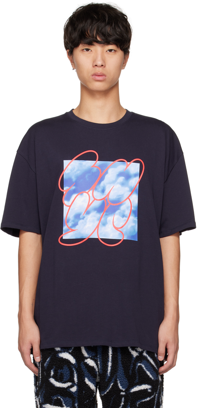 Saturdays Surf Nyc Navy Atmosphere T-shirt In Midnight
