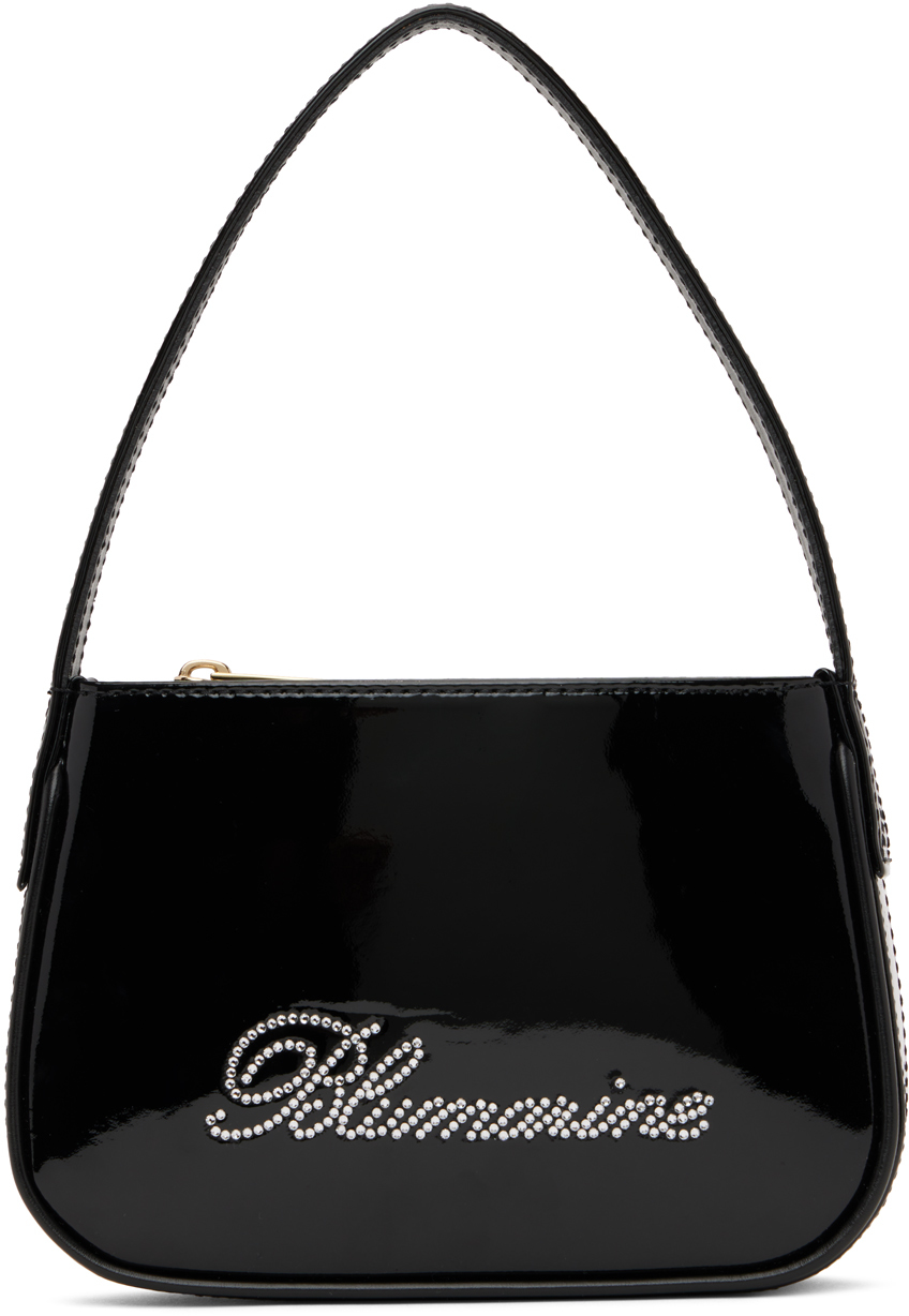 Blumarine Mini Leather Bag In N0990 Nero