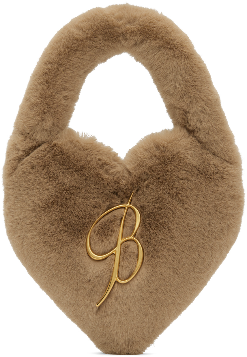Blumarine Brown Heart Bag