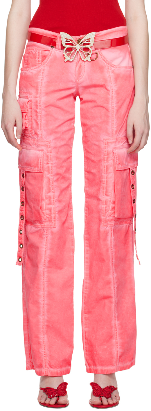 SSENSE Exclusive Pink Trousers