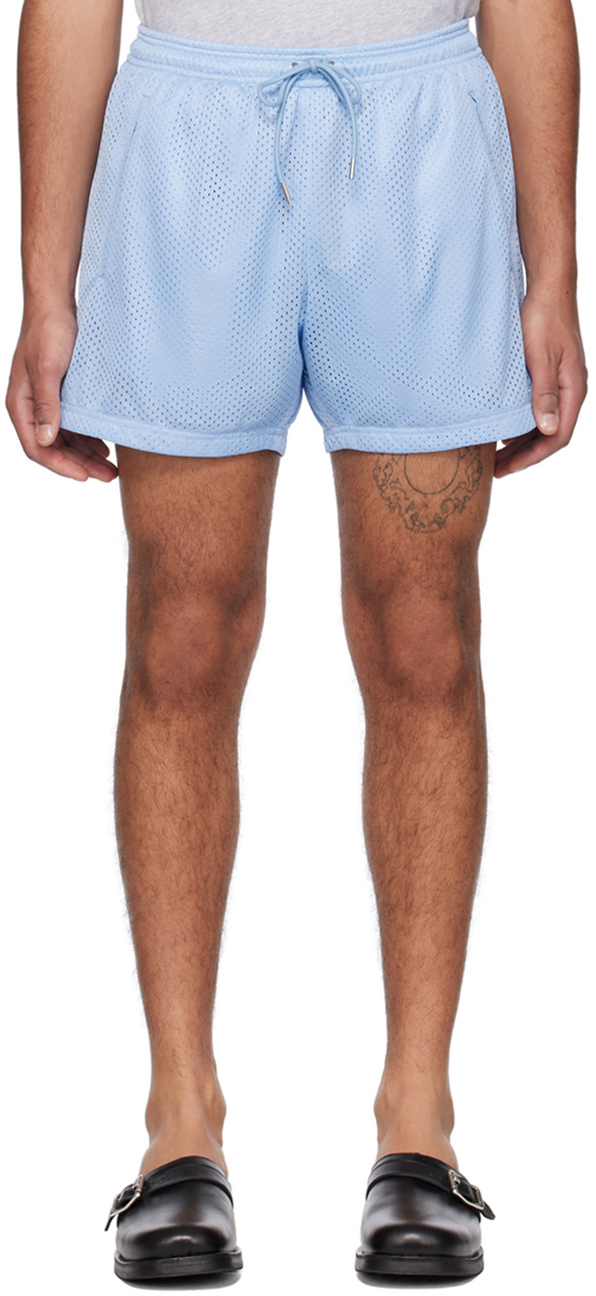Second / Layer Blue Drawstring Shorts