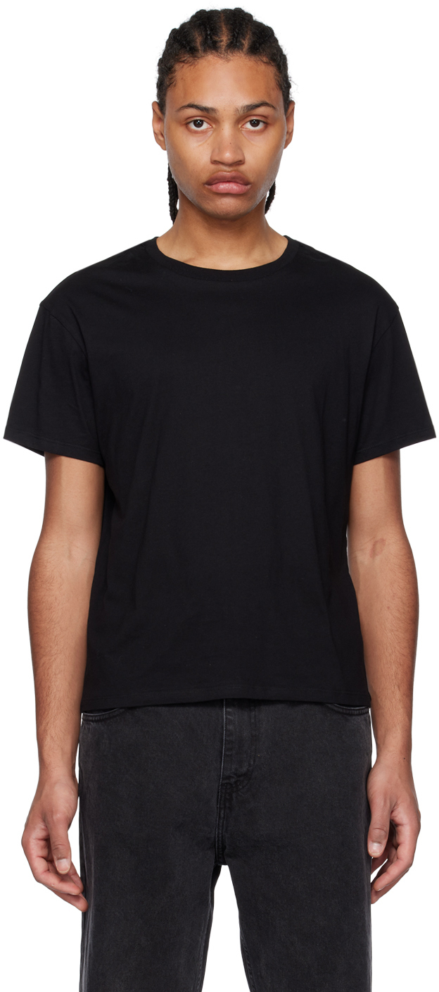 Second / Layer Three-pack Black T-shirts | ModeSens