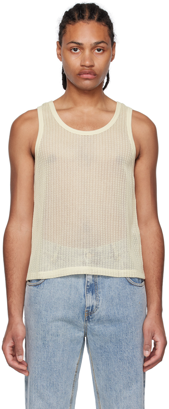 Second / Layer Off-white Island Tank Top In Ivory