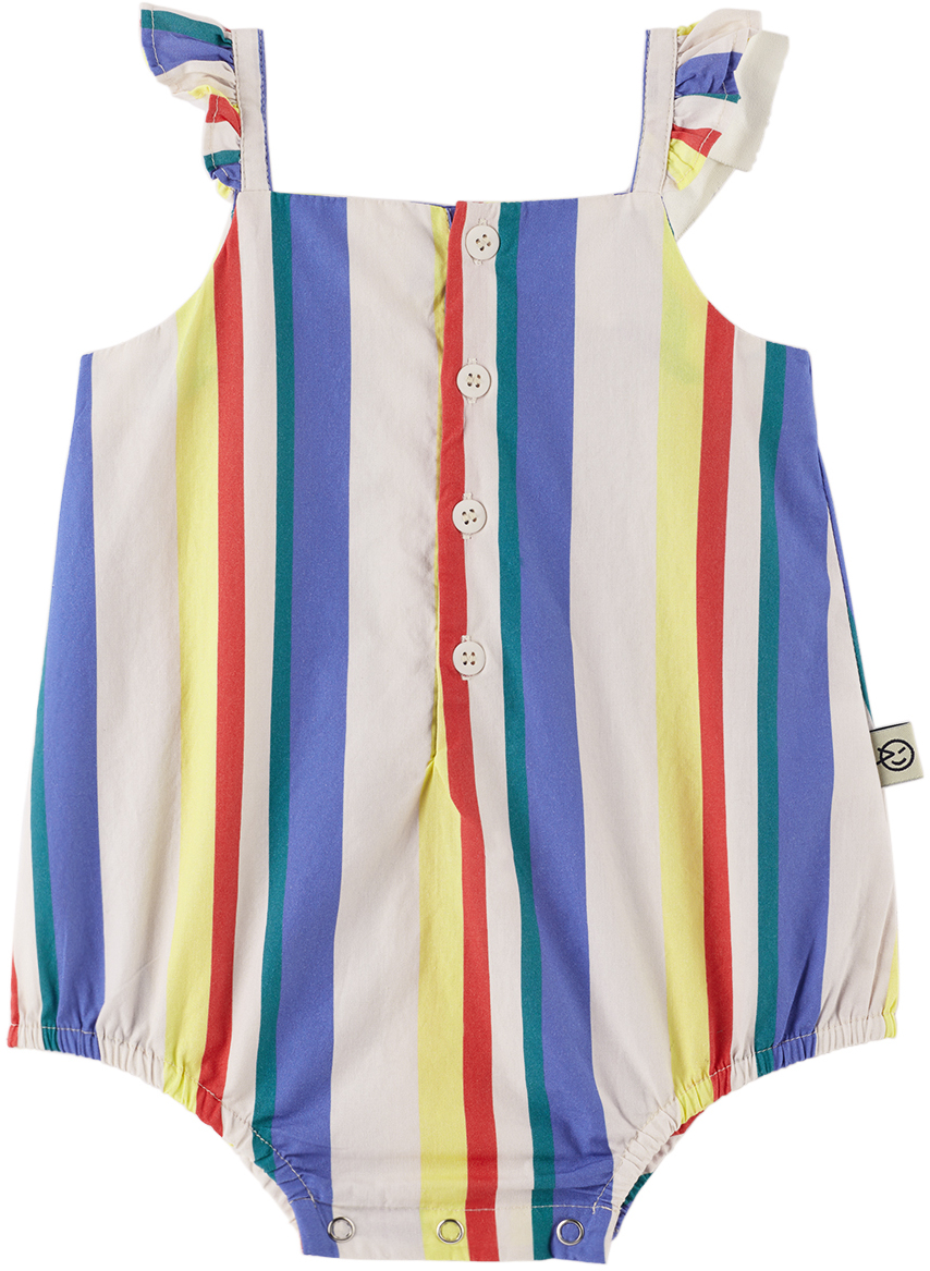 Wynken Baby Multicolor Cuore Romper In Bukoe Stripe | ModeSens