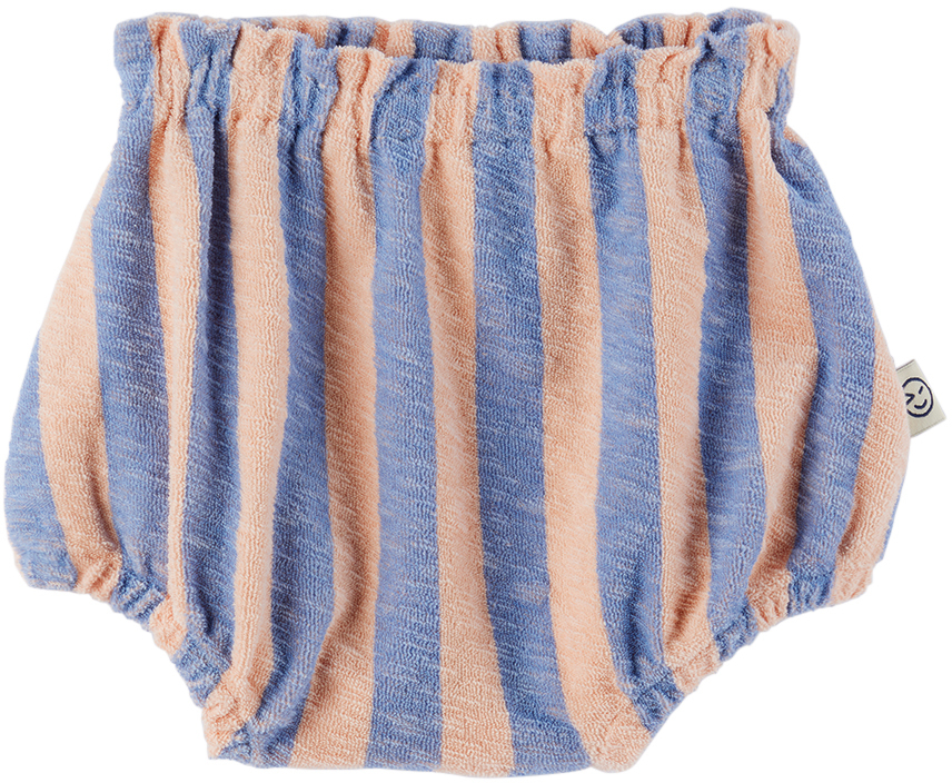 Baby Pink & Blue Good Day Bloomers by Wynken SSENSE