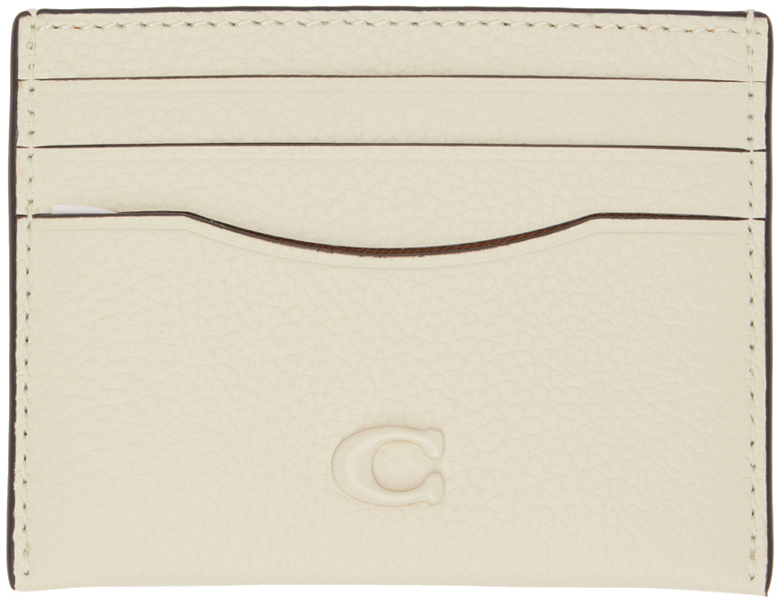 Coach 1941 Off-White Logo Card Holder