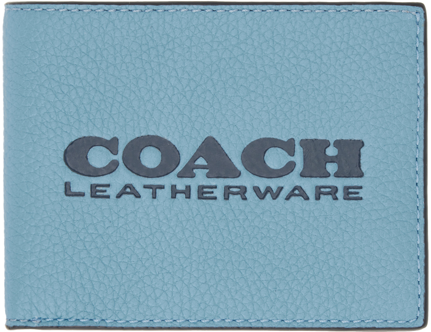 Coach 1941 Blue Pebble Wallet