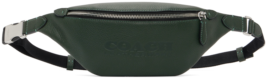 Coach Green Charter 7 Belt Bag In Amazon Green