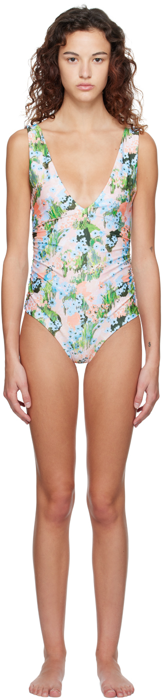 Stine Goya Multicolor Aster One-piece Swimsuit In 4039 Artist Canvas C