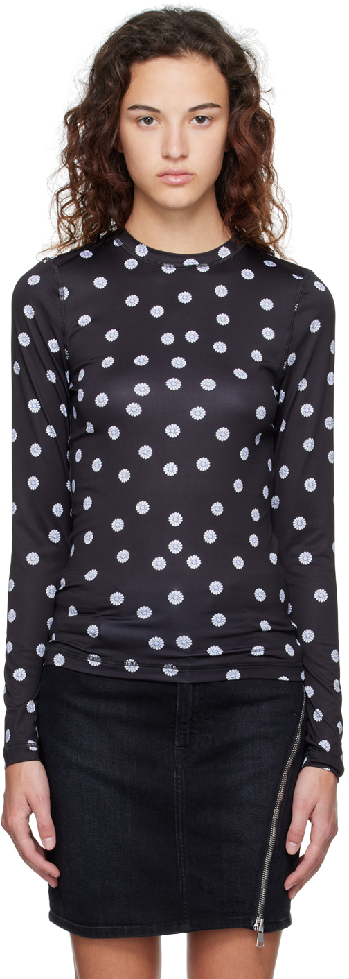 STINE GOYA BLACK JUNO LONG SLEEVE T-SHIRT