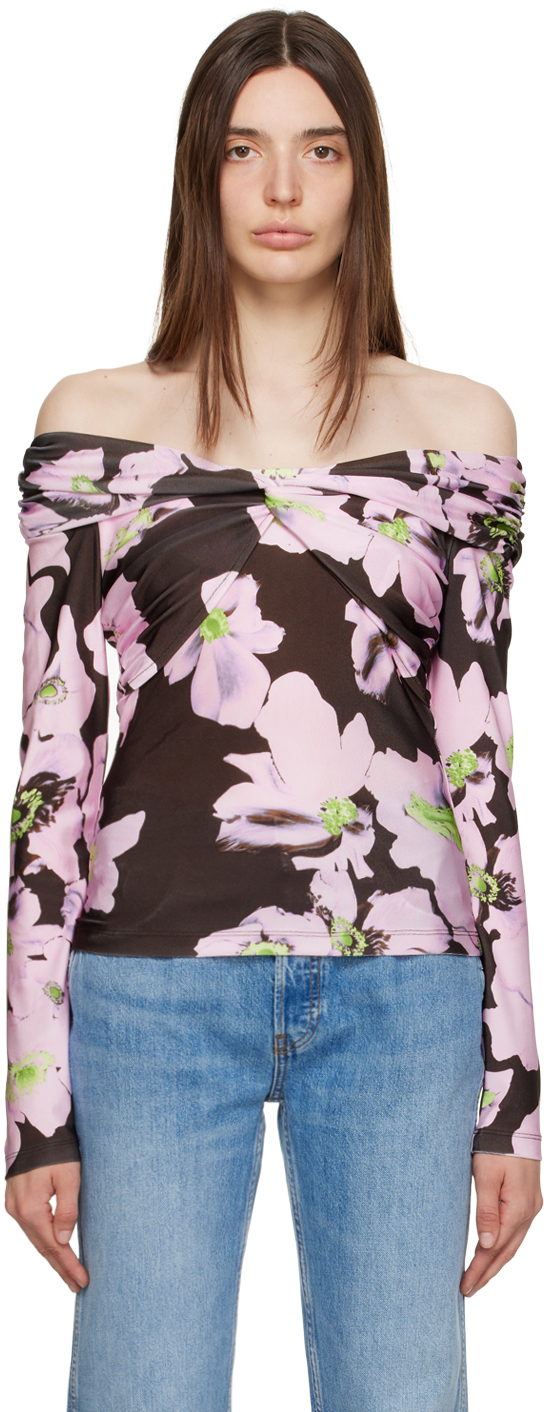 Stine Goya Brown & Pink Yuna Long Sleeve T-Shirt