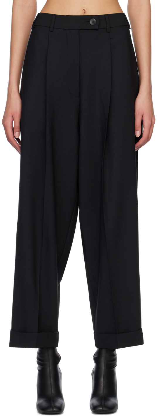 CORDERA: Black Tailoring Trousers | SSENSE