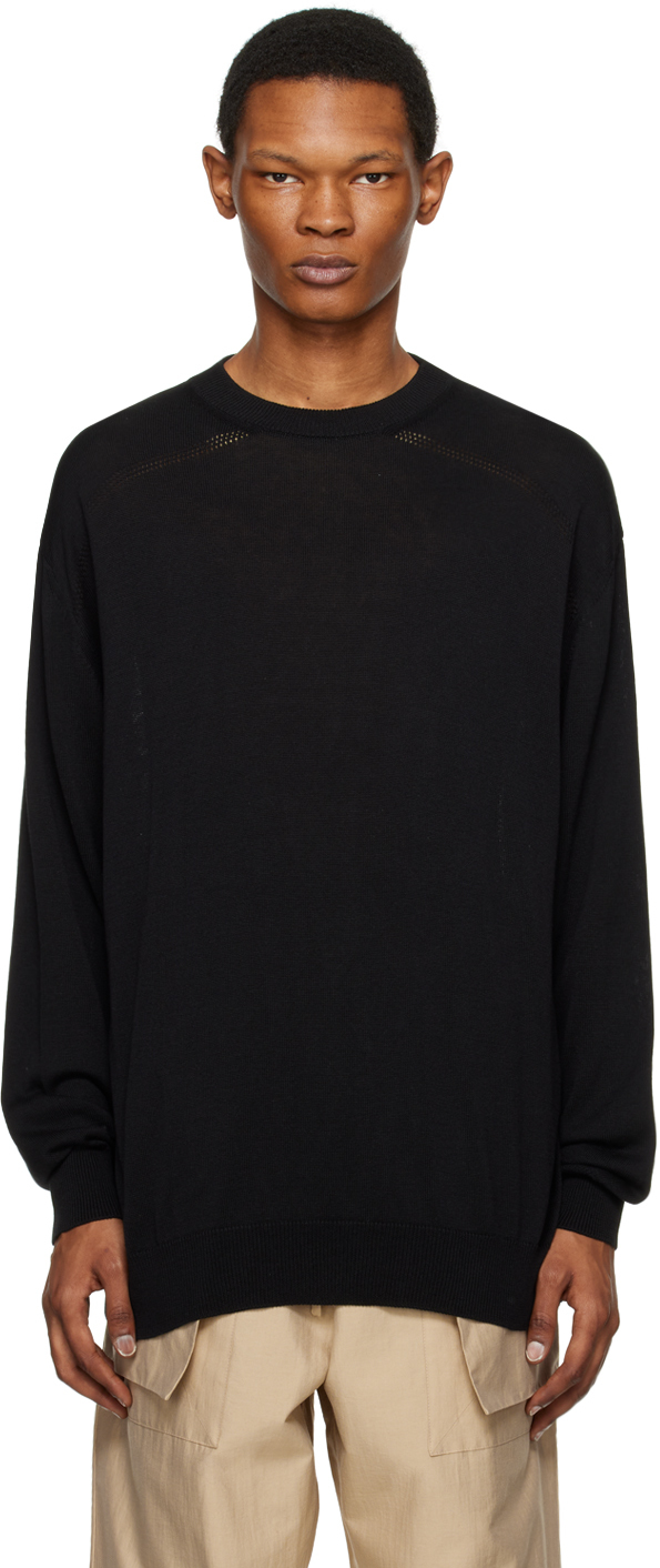 Cordera Black Fretwork Sweater
