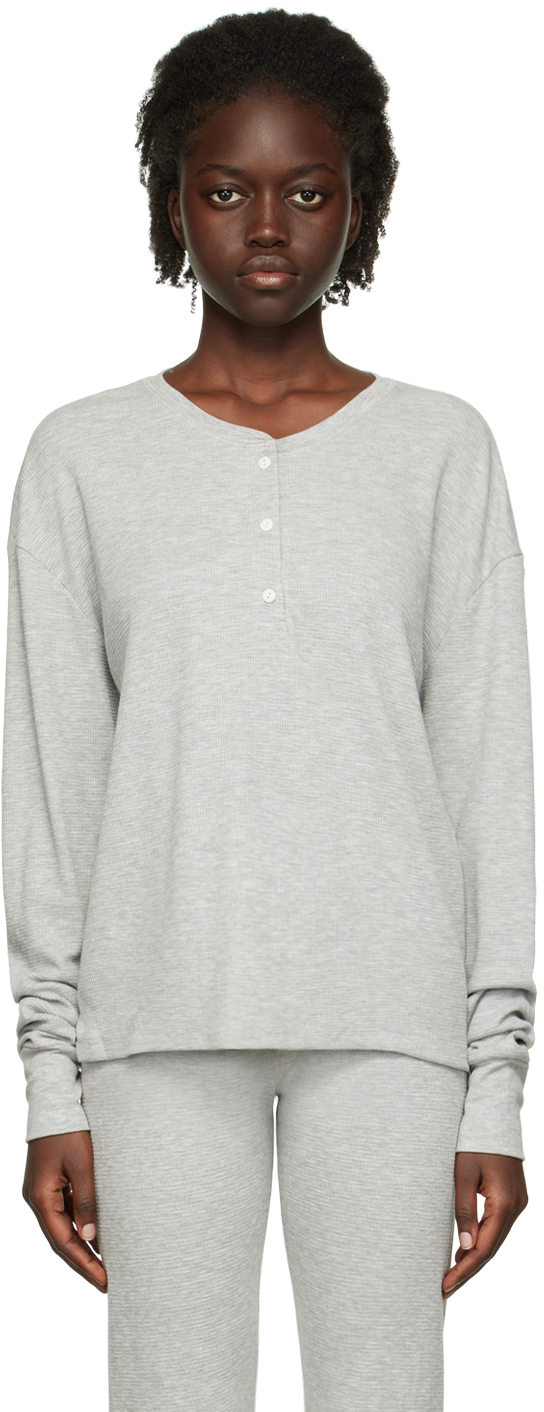 Gray Thermal Henley