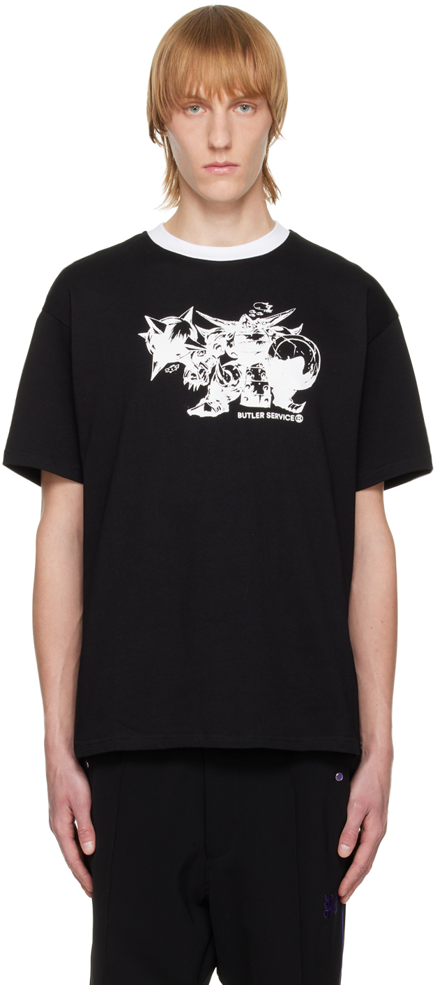 SSENSE Exclusive Black Nylon Long Sleeve T-Shirt Ssense Uomo Abbigliamento Top e t-shirt Top 