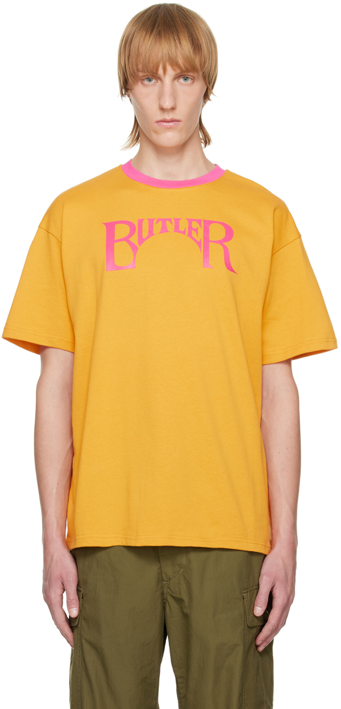 BUTLER SVC: SSENSE Exclusive Orange Arch T-Shirt | SSENSE