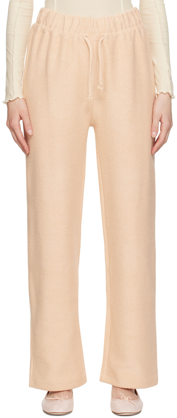 Baserange: Beige Douglas Lounge Pants | SSENSE