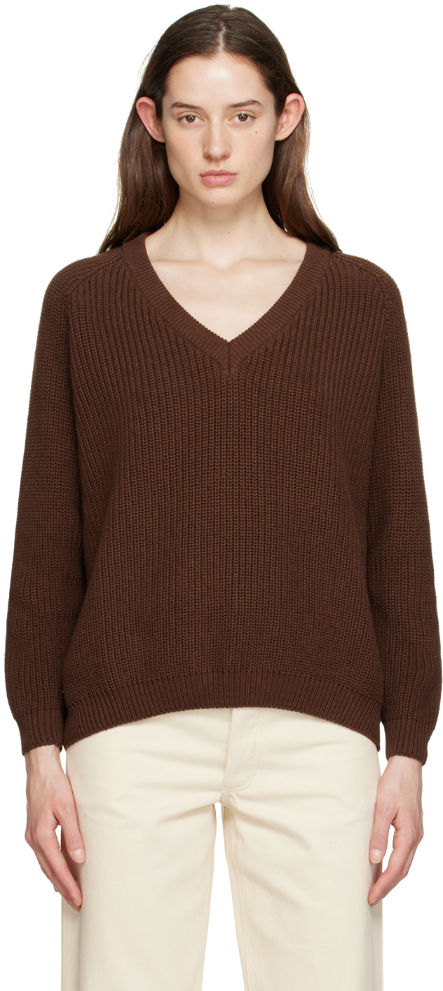 Baserange Brown Danube Sweater