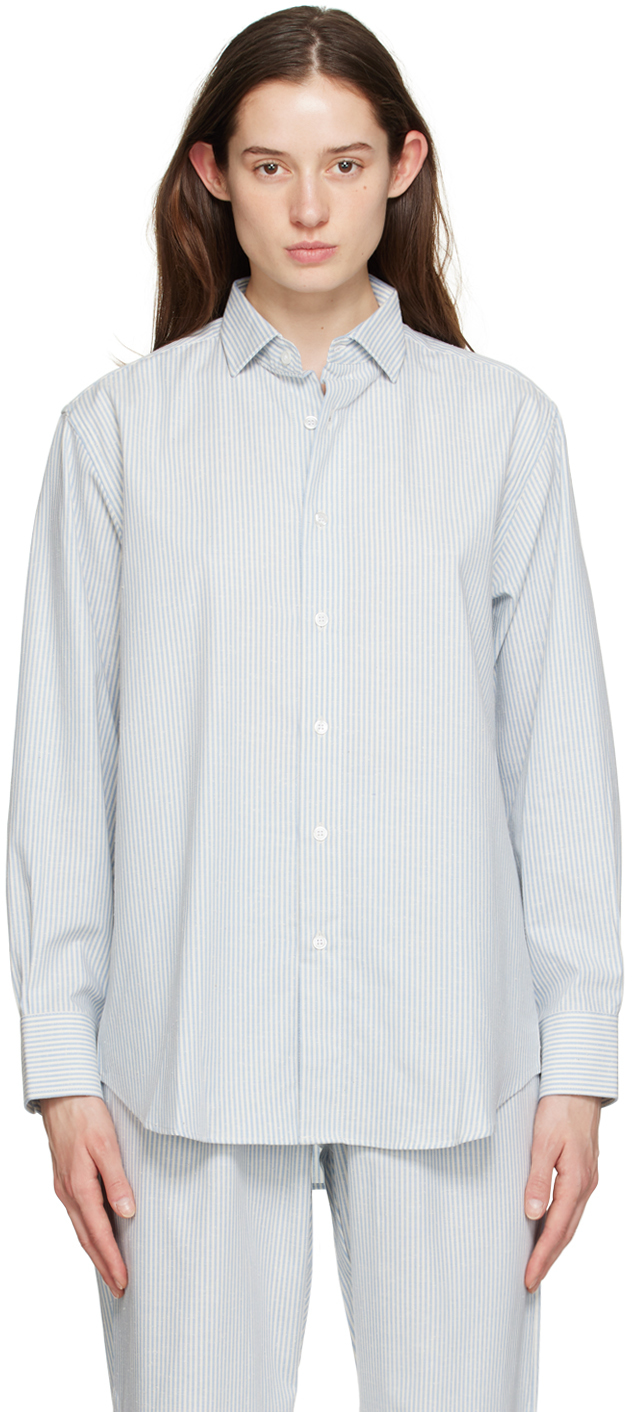 Baserange White & Blue Ole Shirt