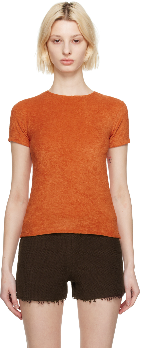 Baserange Orange Omo T-shirt In Ven Orange