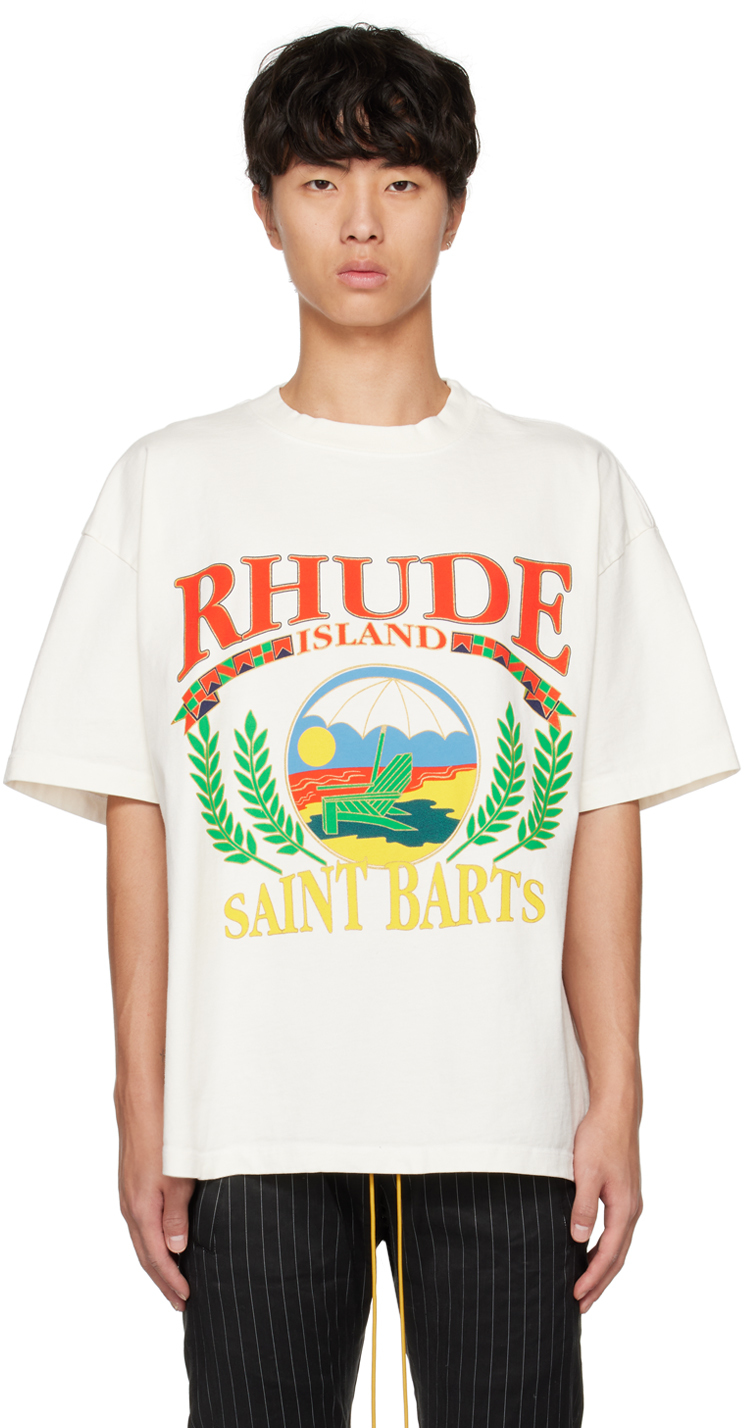 Rhude White Beach Chair T-Shirt