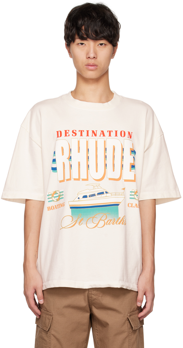 Rhude Off-White Destination T-Shirt
