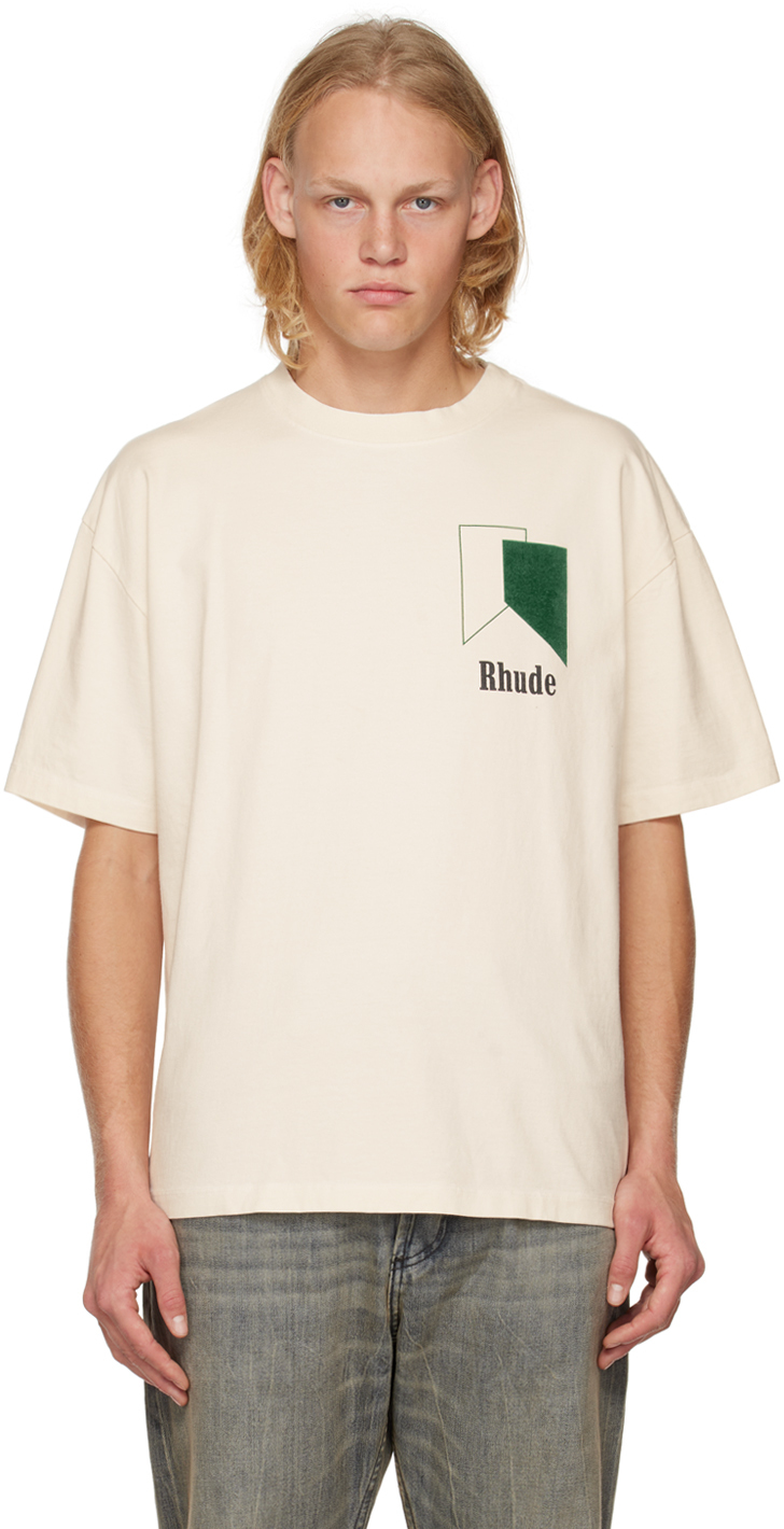 Rhude Off-White Track T-Shirt
