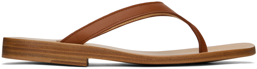 Tan beach sandals on sale