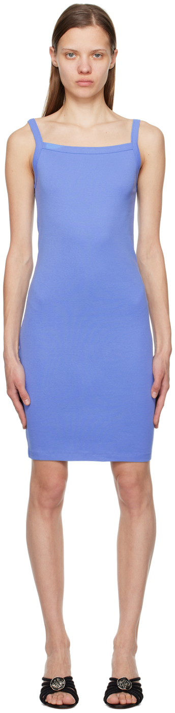 SSENSE UK Exclusive Blue May Midi Dress by FLORE FLORE on Sale