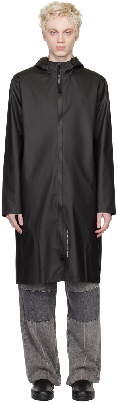 Stutterheim Black Camden Coat