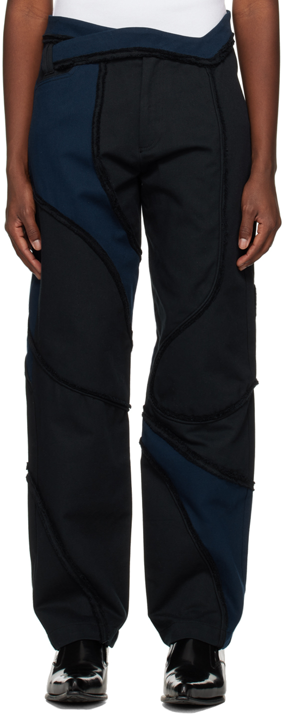 Mainline:RUS/Fr.CA/DE SSENSE Exclusive Indigo & Black Eren Jeans